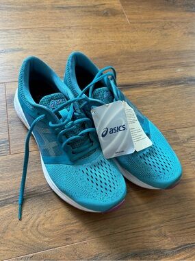 Asics Teal Athletic Running Sneakers for Women